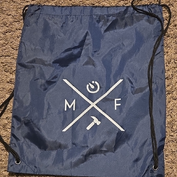 Blue Drawstring Bag - Picture 1 of 1